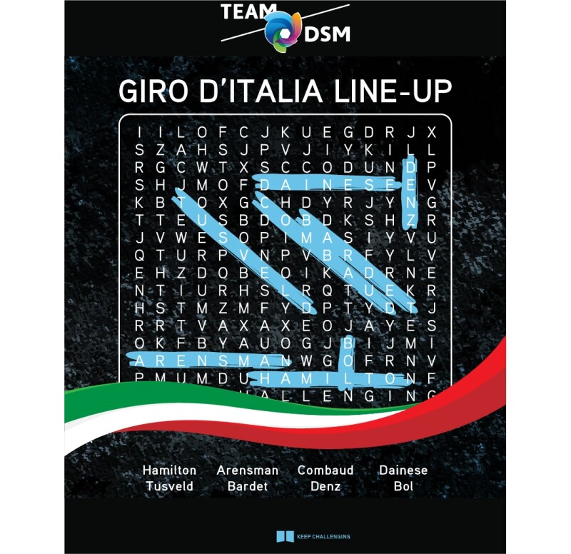 Team DSM Reveal 2022 Giro d’Italia Roster
