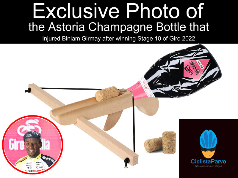 Exclusive Photo of the Astoria Champagne Bottle