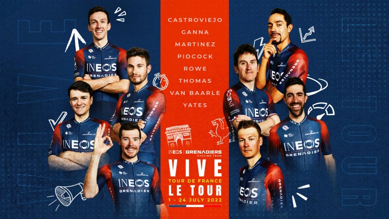 INEOS Grenadiers: 2022 Tour de France Lineup Announced