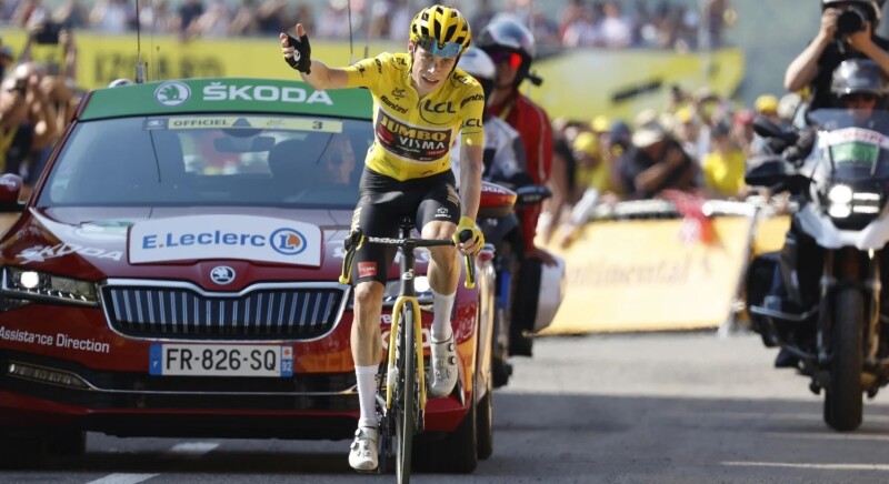 Vingegaard Extends Lead with Hautacam Win After Solid Teamwork