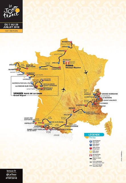 2018 Tour de France: new places to build