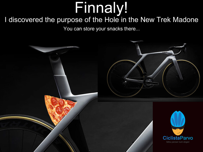 Finnaly! I discovered the purpose of the Hole in the New Trek Madone