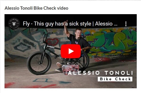 Alessio Tonoli Bike Check Video