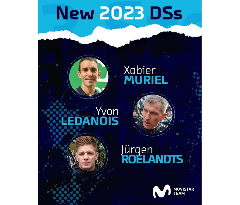 Xabier Muriel, Yvon Ledanois, Jürgen Roelandts Become Movistar Team’s Newest Sports Directors