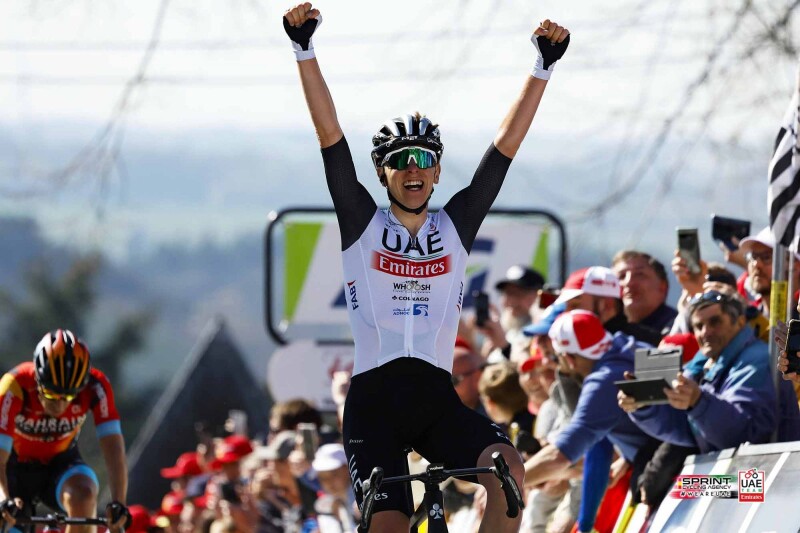 Pogačar Climbs to Glory on the Mur de Huy