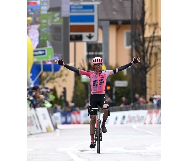 Simon Carr Wins Stage Five of the Tour of the Alps