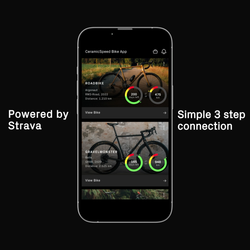 Introducing CeramicSpeed Bike App
