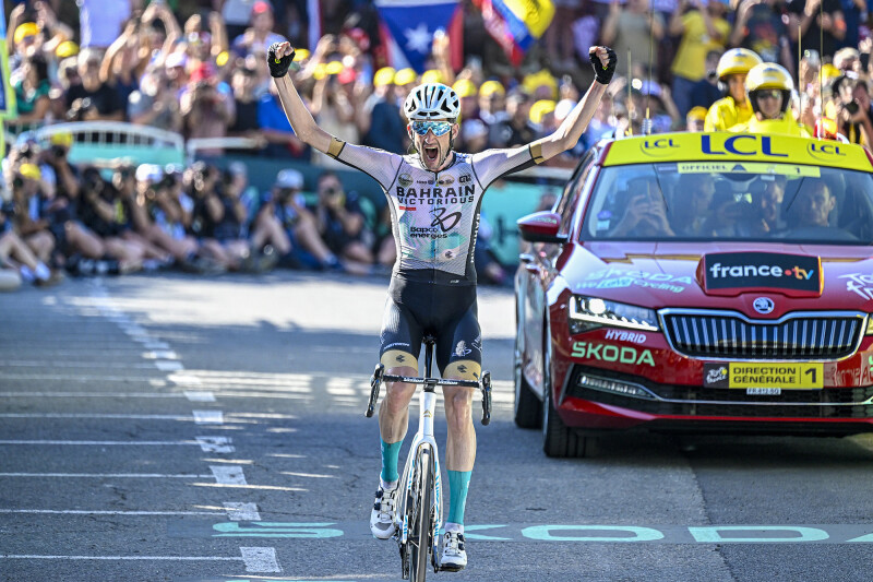 Wout Poels Victorious on Stage 15 at Tour de France