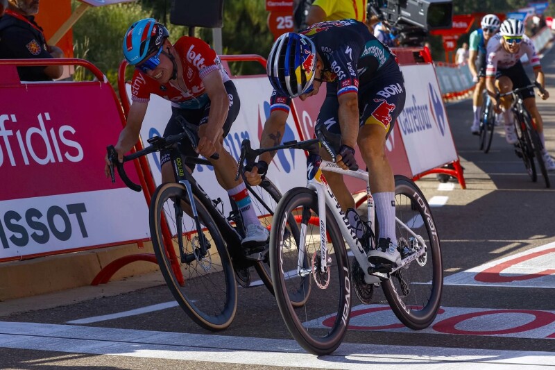 Primož Roglič takes the red jersey in the Vuelta a España with a stage win