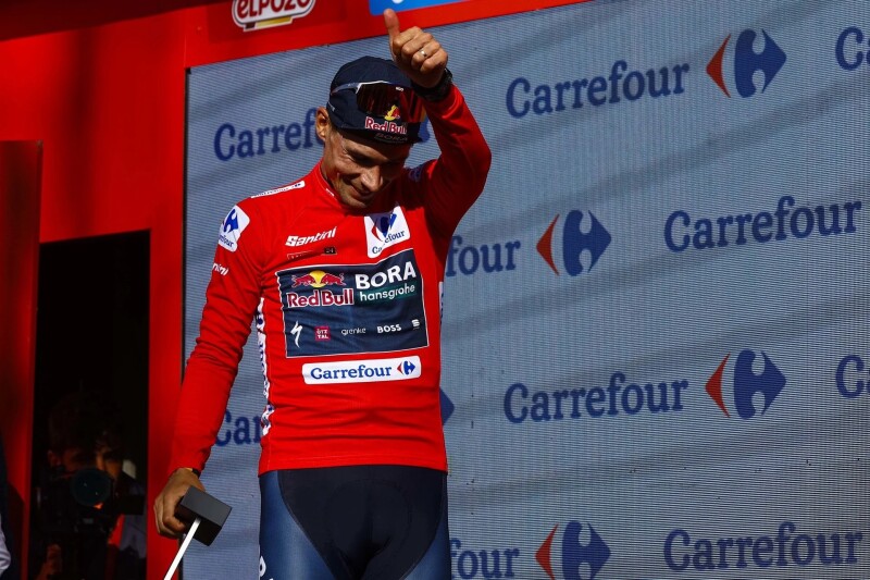 Primož Roglič takes the red jersey in time for the final weekend