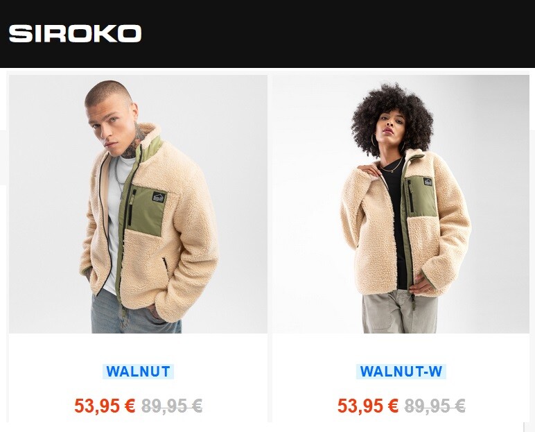 The Siroko Walnut Sherpa Jacket is available again
