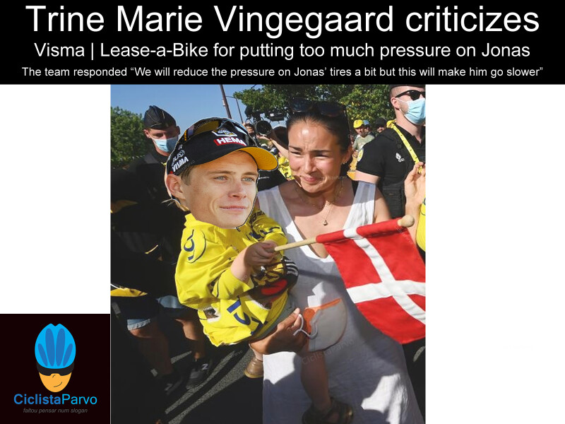 Trine Marie Vingegaard criticizes  Visma | Lease-a-Bike for putting too much pressure on Jonas