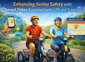Enhancing Senior Safety with Smart Trikes Equipped with GPS and Tracking