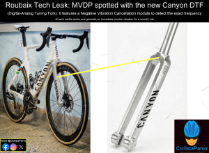 Roubaix Tech Leak: MVDP spotted with the new Canyon DTF