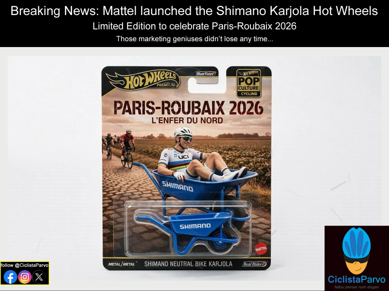 Breaking News: Mattel just launched the Shimano Karjola Hot Wheels