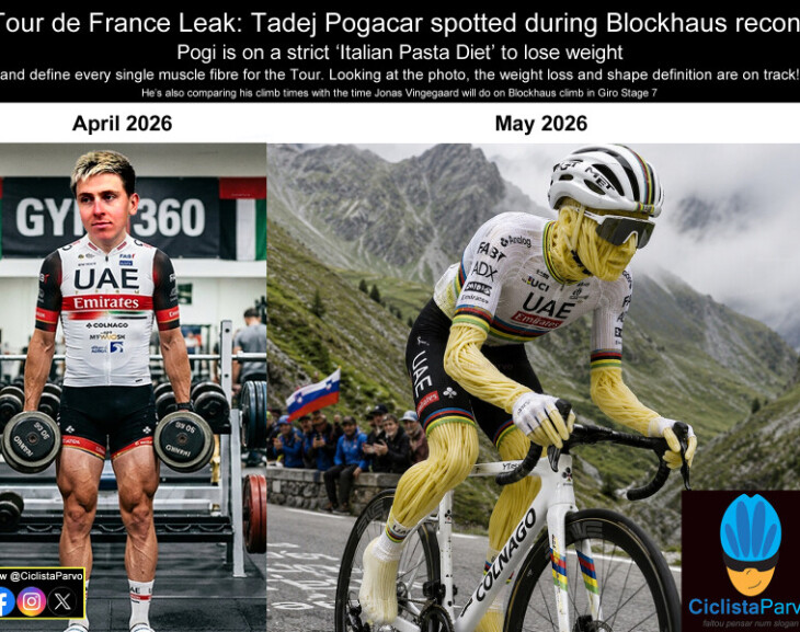 Tour de France Leak: Tadej Pogacar spotted during Blockhaus recon!