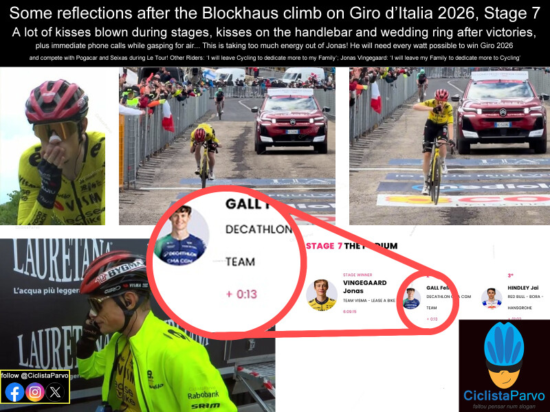 Some reflections after the Blockhaus climb on Giro d’Italia 2026, Stage 7