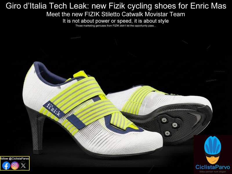 Giro d'Italia Tech Leak: new Fizik cycling shoes for Enric Mas