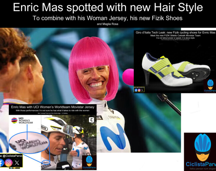 Enric Mas spotted with new Hairstyle...