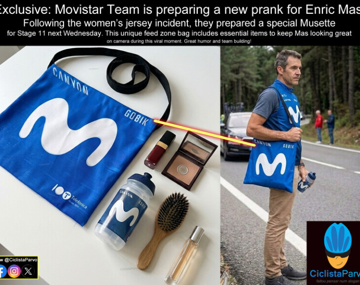 Exclusive: Movistar Team is preparing a new prank for Enric Mas!