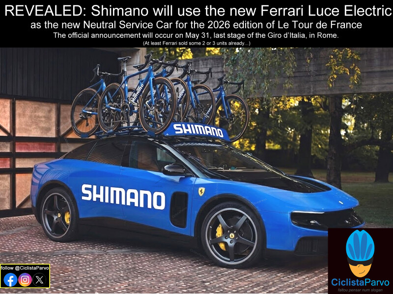 REVEALED: Shimano will use the new Ferrari Luce Electric