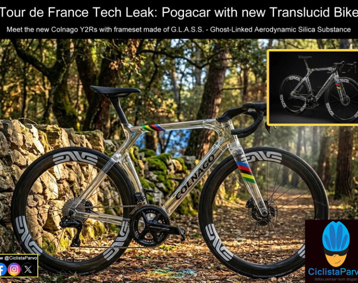 Tour de France Tech Leak: Pogacar with new Translucid Bike