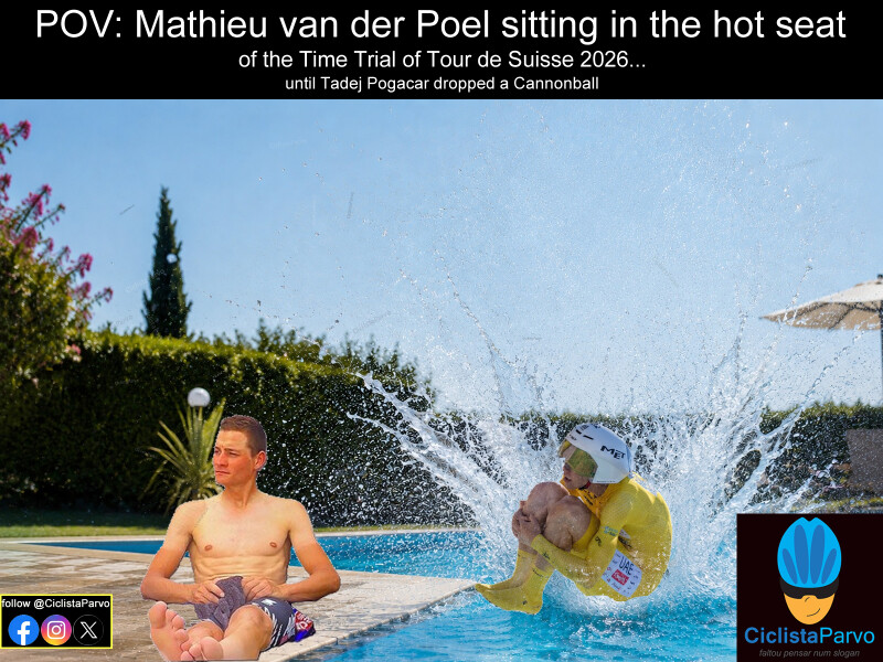 POV: Mathieu van der Poel sitting in the hot seat