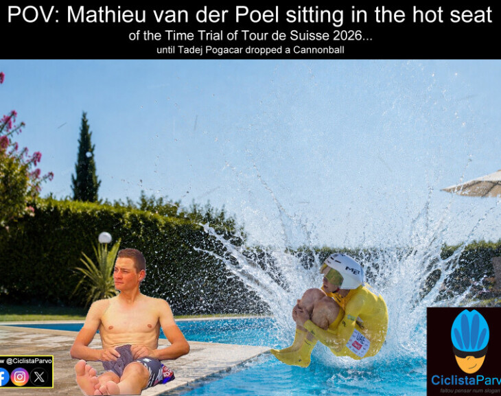 POV: Mathieu van der Poel sitting in the hot seat