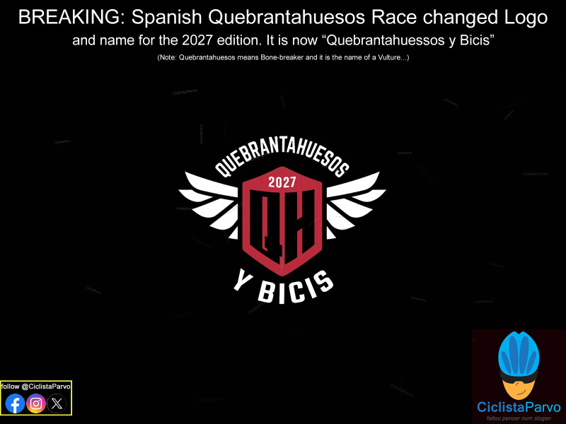 BREAKING: Spanish Quebrantahuesos Race changed Logo and name for the 2027 edition