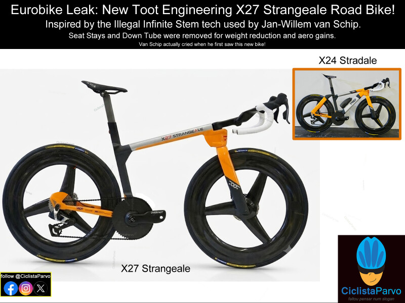 Eurobike Leak: New Toot Engineering X27 Strangeale Road Bike!