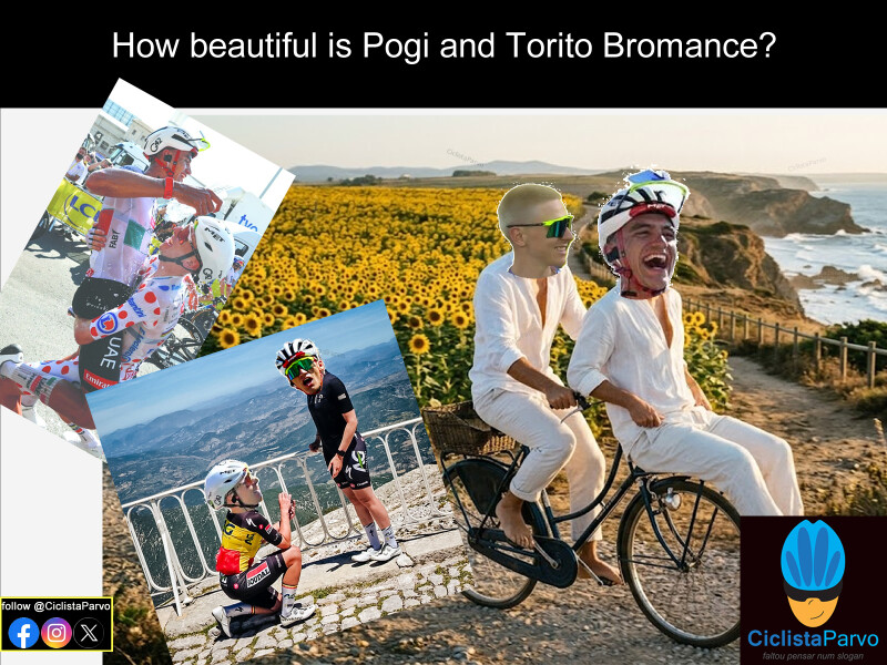 How beautiful is Tadej Pogacar and Isaac del Toro Bromance?