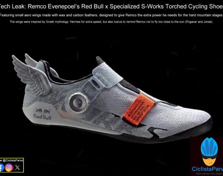 Tech Leak: Remco Evenepoel's Red Bull x Specialized S-Works Torched Cycling Shoes