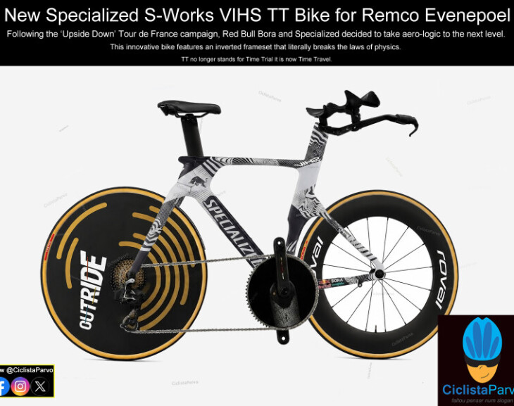 New Specialized S-Works VIHS TT Bike for Remco Evenepoel
