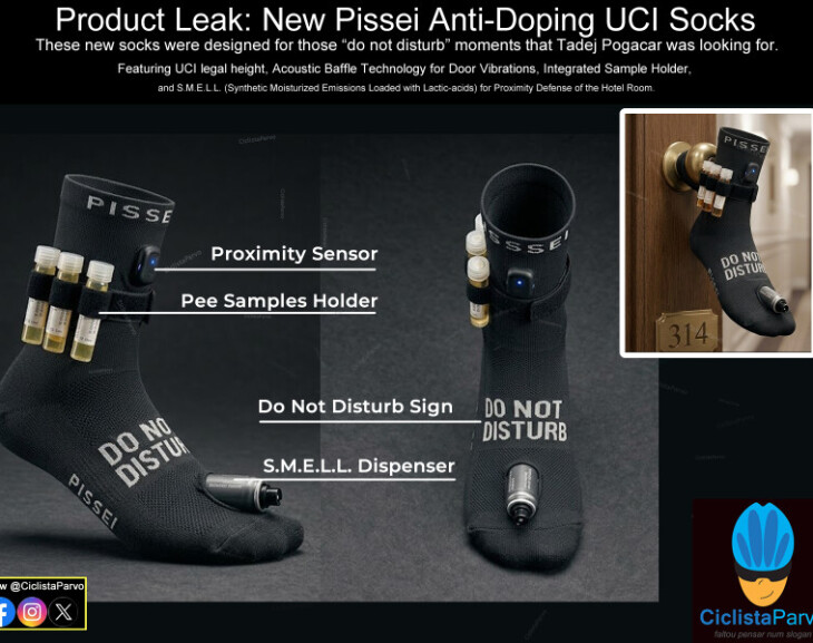 Product Leak: New Pissei Anti-Doping UCI Socks