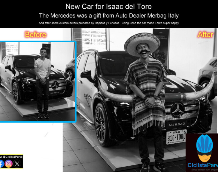 New Car for Isaac del Toro