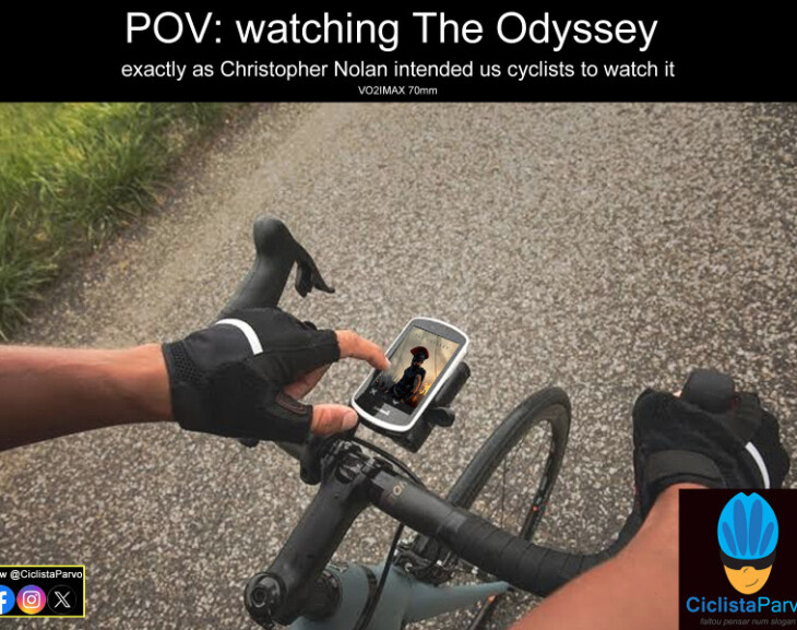 POV: watching The Odyssey exactly as Christopher Nolan intended us cyclists to watch it