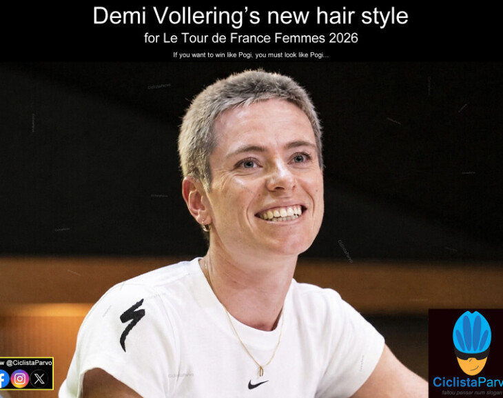 Demi Vollering's new hair style