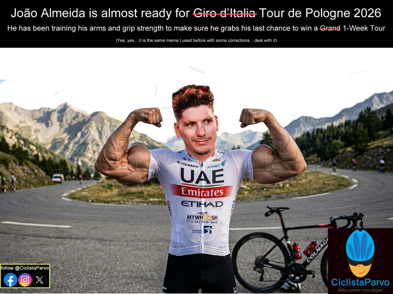João Almeida is almost ready for Tour de Pologne 2026