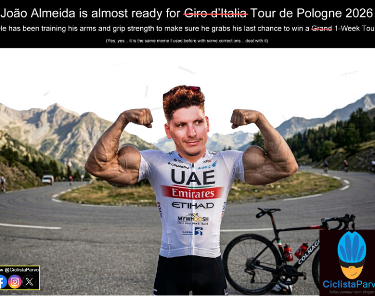 João Almeida is almost ready for Tour de Pologne 2026