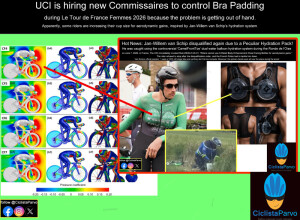 UCI is hiring new Commissaires to control Bra Padding