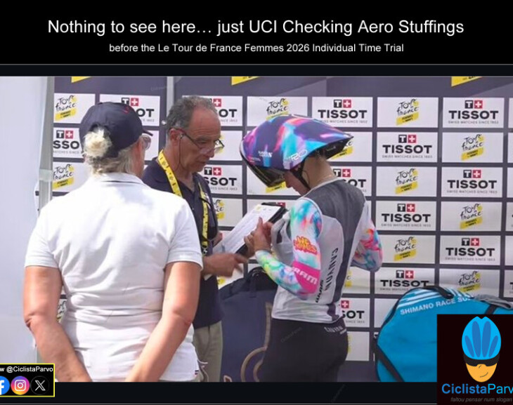 Nothing to see here… just UCI Checking Aero Stuffings