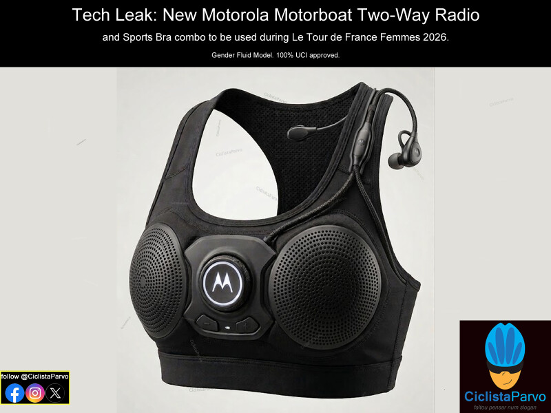 Tech Leak: New Motorola Motorboat Two-Way Radio and Sports Bra combo