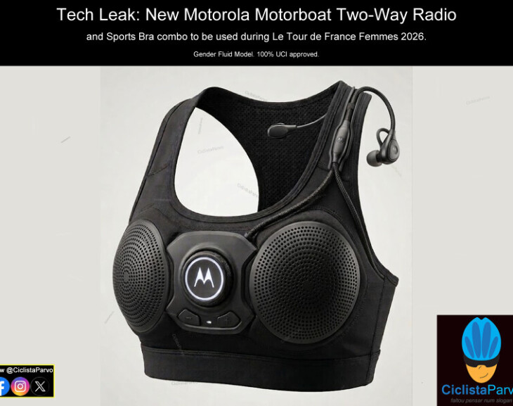 Tech Leak: New Motorola Motorboat Two-Way Radio and Sports Bra combo