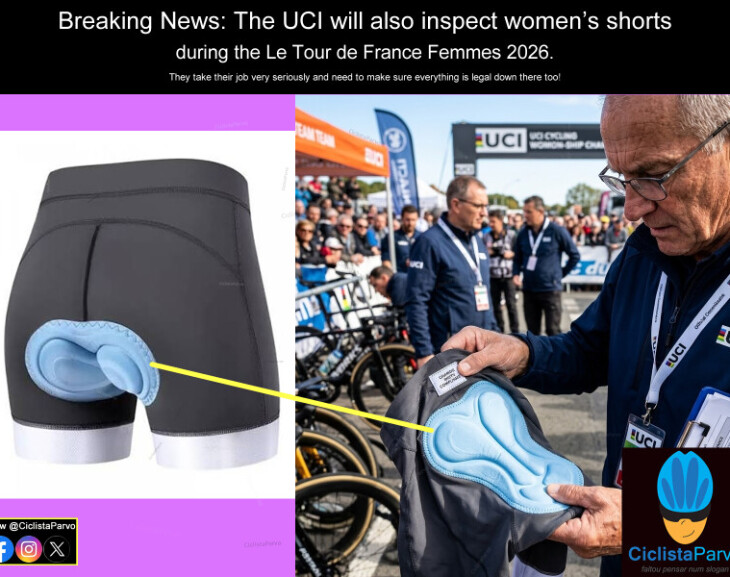 Breaking News: The UCI will also inspect women's shorts
