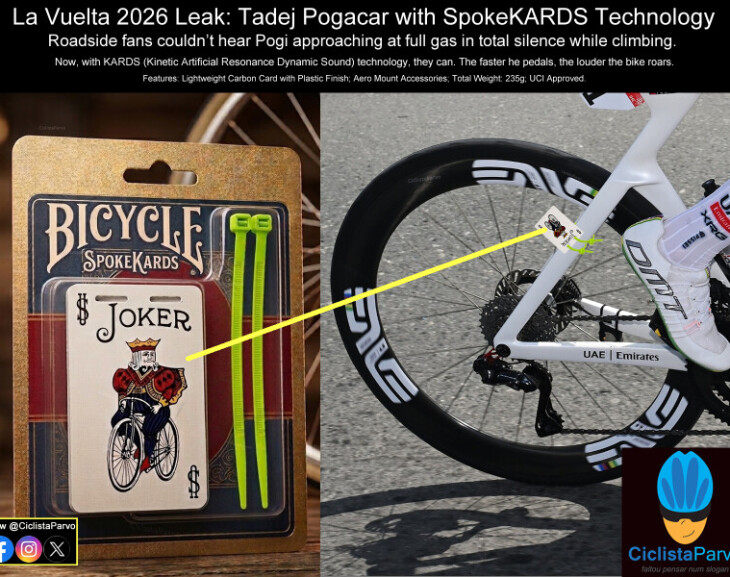 La Vuelta 2026 Leak: Tadej Pogacar with SpokeKARDS Technology