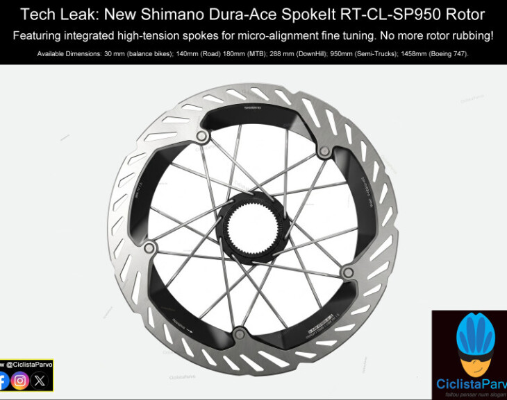 Tech Leak: New Shimano Dura-Ace SpokeIt RT-CL-SP950 Rotor