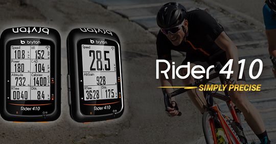 Bryton launches Rider 410, the New Generation of Rider GPS Bike Computer